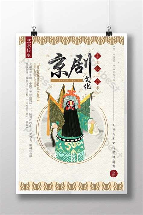 Chinese Style Peking Opera Culture And Art Poster Ai Free Download