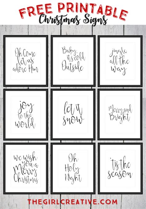 Rae Dunn Inspired Printable Christmas Signs with Cut Files ...