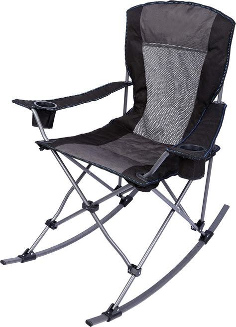 Redcamp Folding Rocking Chairs Outdoor Heavy Duty Comfortable High