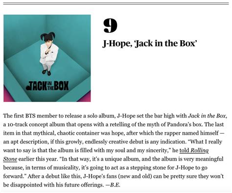 tantanie⁷ on twitter rt inquirerdotnet deserved 👏 look j hope s first solo album “jack in