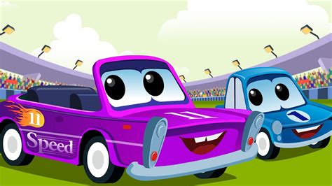 Sport Car Rhymes Car Racing For Kids Racing Car Song
