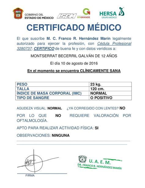 Calaméo Certificados Medicos En Linea