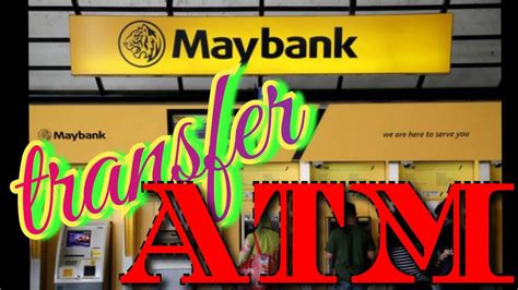 How to do bank transfer money. Transfer ATM Maybank, Bank Malaysia, BANYU BENING 007 ...