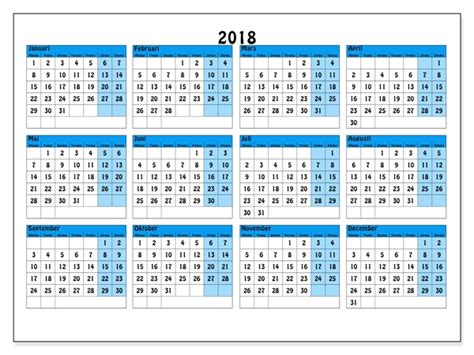 Kostenlos Kalender 2018 Kostenlose Bilder