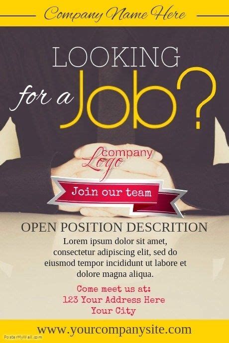 Job Flyer Template Free Best Of Create Hiring Job Posters For Free