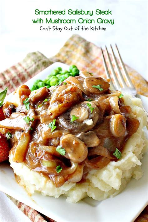 And as i've mentioned before, i always scoop out some of the bread to make. Smothered Salisbury Steak with Mushroom Onion Gravy - Can ...