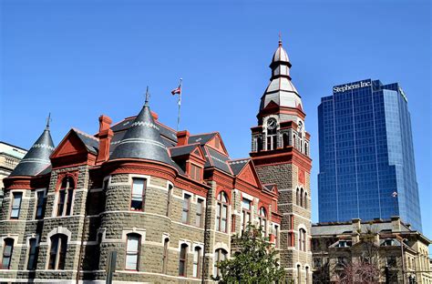 Old Pulaski County Courthouse And Stephens Buildings In Little Rock