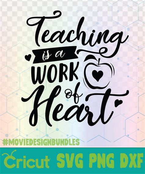 Download TEACHING IS A WORK OF ART SCHOOL QUOTES LOGO SVG, PNG, DXF ...