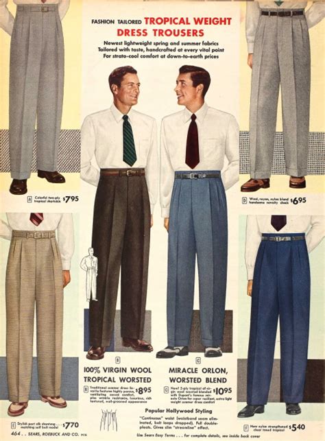 1950s Mens Fashion History For Business Attire Vintage Mens Fashion