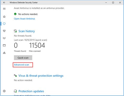 When And How To Run Windows Defender Offline Scan Windows 10 Minitool