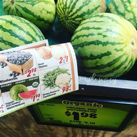 Organic Seedless Watermelon Only 198 Each At Sprouts Farmers Market