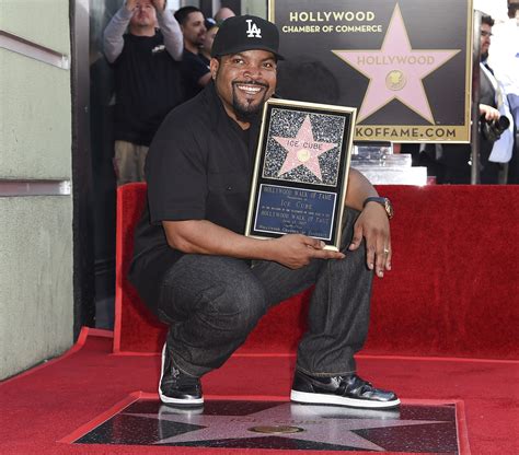 Ice Cube Is A Star On The Walk Of Fame