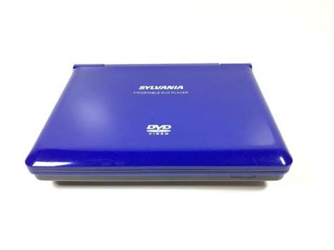 Sylvania 7 Inch Portable Dvd Player Blue Ebay