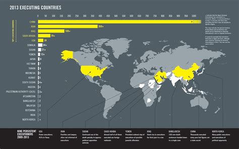 Map These Countries Lead The World In Executions Business Insider