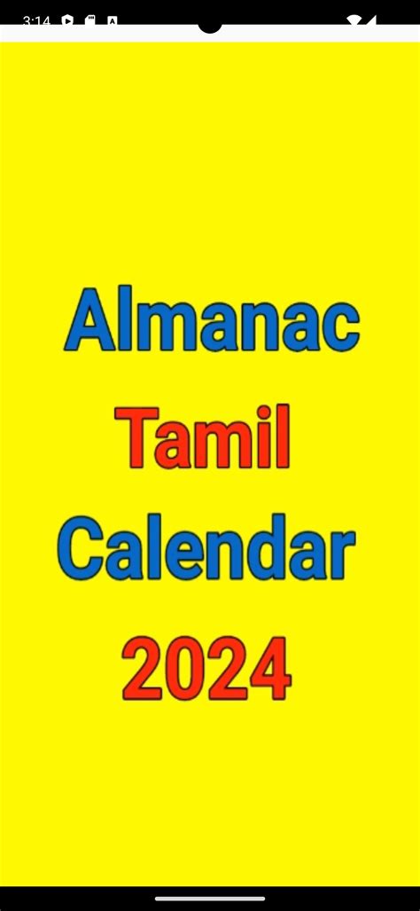 Almanac Tamil Calendar 2024 Apk Per Android Download