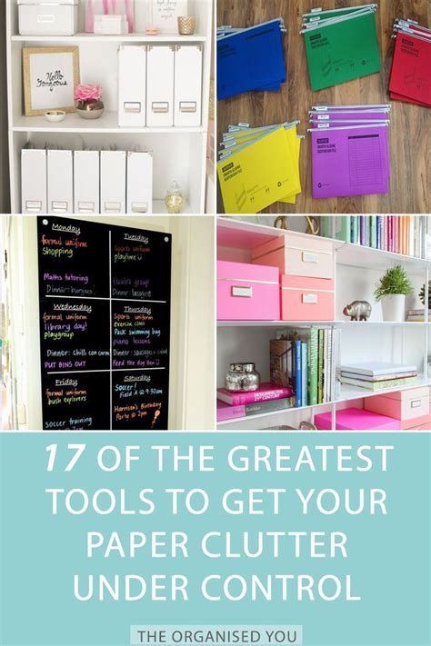 17 Of The Greatest Tools To Get Your Paper Clutter Under Control Blog
