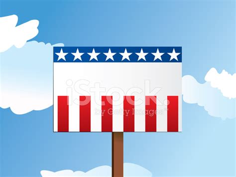 Blank Political Sign Stock Photo Royalty Free Freeimages