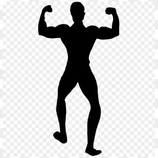 Free Png Muscle Man Bodybuilder Silhouette Png Men In Black Outline