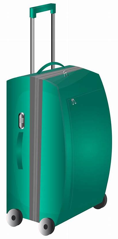 Bag Clipart Trolley Travel Suitcases Transparent Maletas