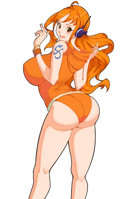 Rule 34 47 Hard Ass Big Ass Egghead Female Female Only Nami One Piece Orange Hair Panties Post