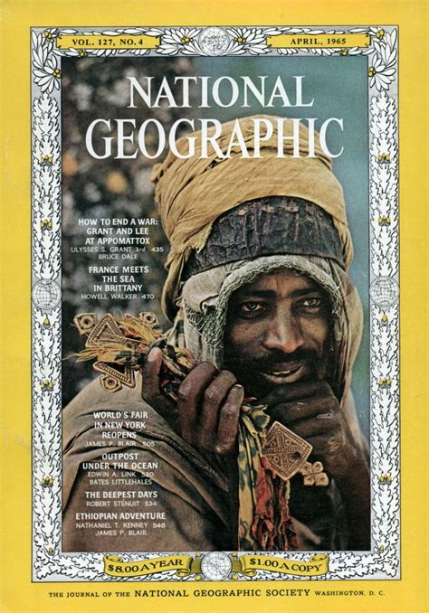 April 1965 Cover Of National Geographic Magazine National Geographic