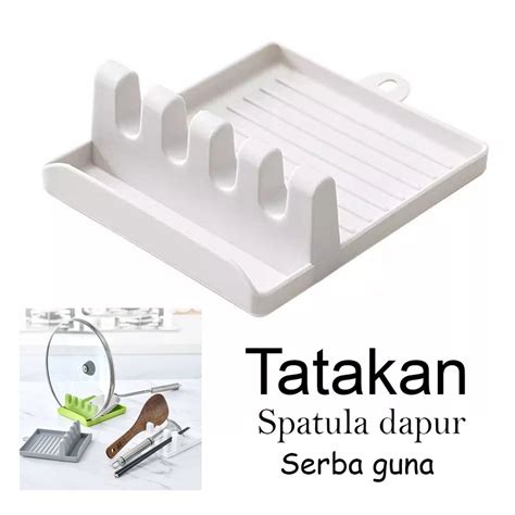 Jual TATAKAN SPATULA SERBA GUNA WARNA PUTIH Shopee Indonesia