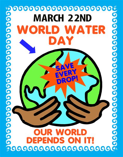 How to create a poster. Make a World Water Day Poster | Environmental Awareness ...