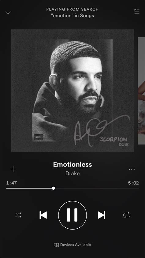 Pin By Evita Pētersone On Songs Drakes Songs Spotify Screenshot Drake