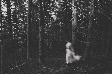 Ghost In The Woods By Sara K Byrne Photography Ghost Halloween
