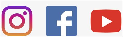 Facebook And Instagram Logos Png Facebook Instagram Youtube Logo Png PNG Image Transparent