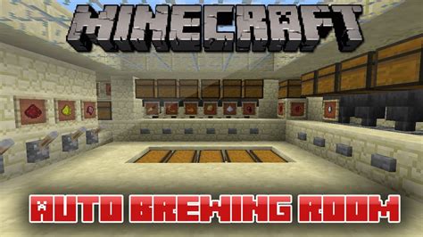 Minecraft Automatic Selectable Brewing Room 15 Youtube