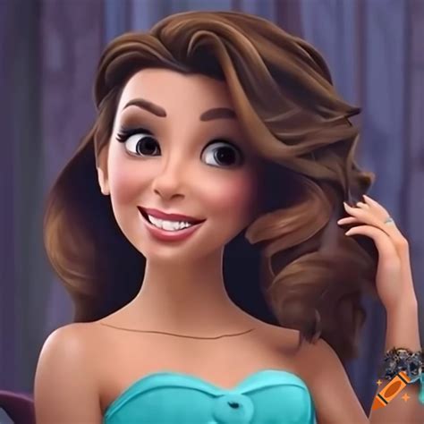 Eva Longoria As A Disney Princess In 2d Animation On Craiyon