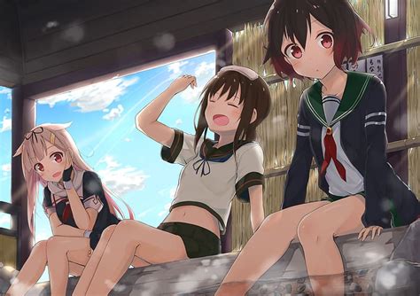 Anime Kantai Collection Yuudachi Kancolle Fubuki Kancolle Mutsuki Kancolle Hd