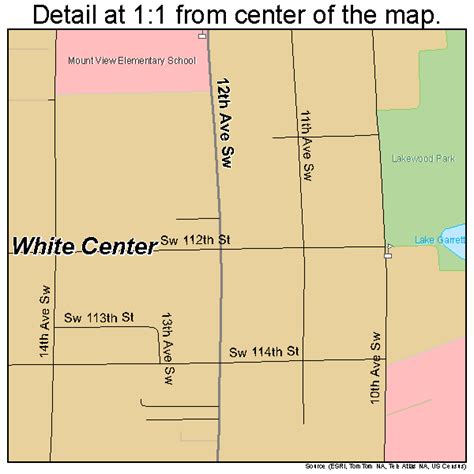 White Center Washington Street Map 5378225