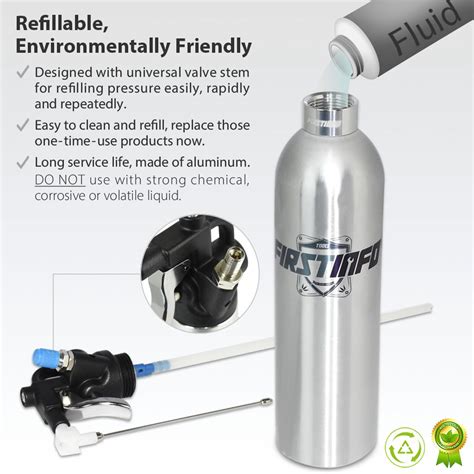 【FIRSTINFO】 Aerosol Refillable Spray Can, Aluminum Pneumatic Manual ...