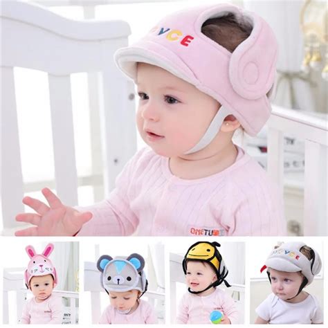 Baby Infant Head Protection Soft Hat Helmet Anti Collision Security