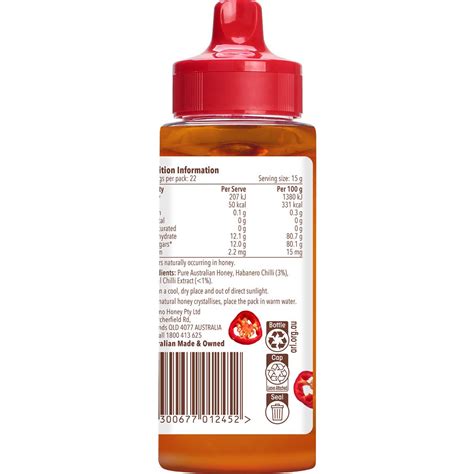 Capilano Hot Chilli Honey Squeeze Bottle G Woolworths