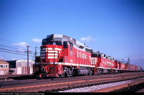 Cbandq 950 Chicago Burlington And Quincy Railroad Emd Gp30 At Cicero