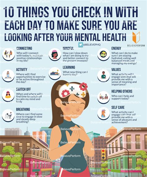 10 things you check in with each day to make sure you are looking after your mental health