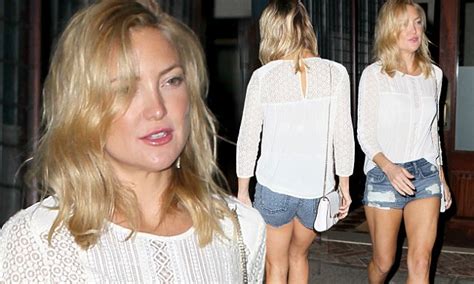 Kate Hudson Shows Off Her Legs In Daisy Dukes As She Recycles Her Denim