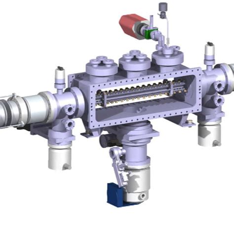 3d Layout Of The Differential Pumping Vacuum System Of Shirac