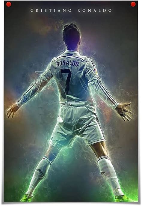 Cristiano Ronaldo Póster De La Legendaria Superestrella De Fútbol Cr7