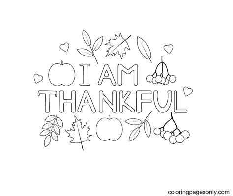 32 Best Ideas For Coloring Thankful Coloring Pages For Kids