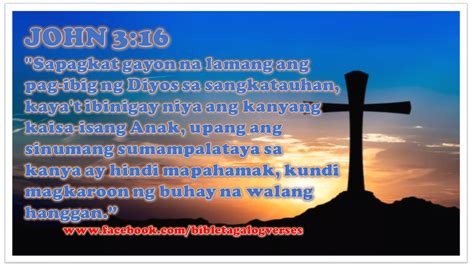 John 316 Bible Tagalog Verses Bible Tagalog Verses