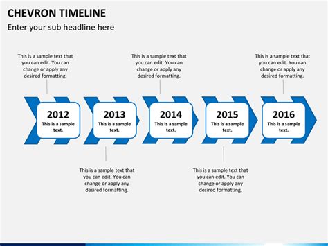 Chevron Timeline Powerpoint Template Ppt Slides