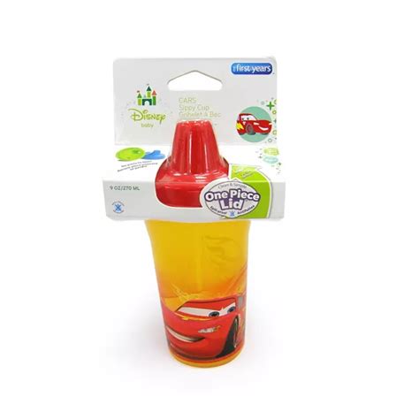 Disney Pixar Cars Basic Slim Line Sippy Cup By The First Years