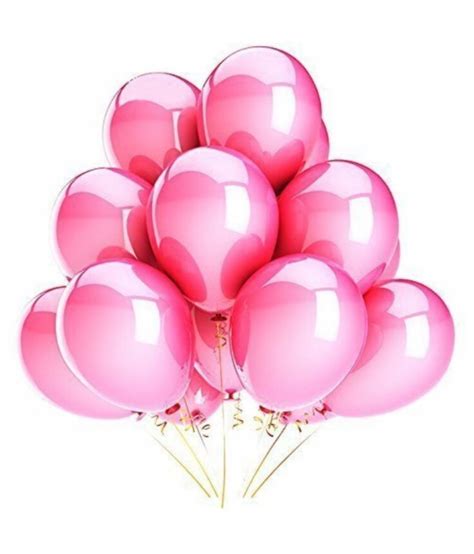 Solid Metallic Balloons Pink Pack Of 50 Free Banner Buy Solid