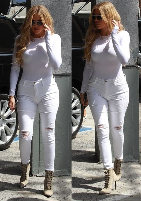 Khloe Kardashian Shows Off Her Insane Curves In Skin Tight Jeans And Balenciaga Ankle Booties