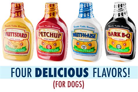 Since there are far more of these than the dangerous ones, i won't list them all, but i've gathered quite a few. Petchup: Healthy flavor additives for dog food.