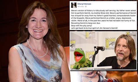 Jim Hensons Daughter Recasting Kermit Was Long Overdue Daily Mail